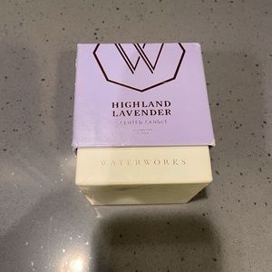 New in box Waterworks Highland Lavender candle